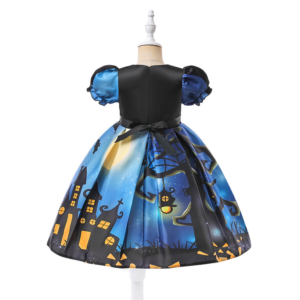 (Pre Order)Girls Halloween Costumes Dress With Bag