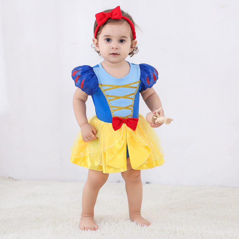 (Pre Order)Toddler Girls Spring&Summer Princess Romper