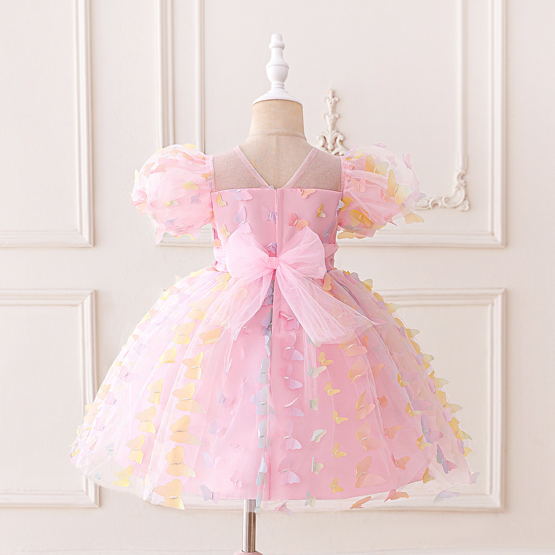 (In Production)Girls Spring&Summer Butterfly Tulle Dress