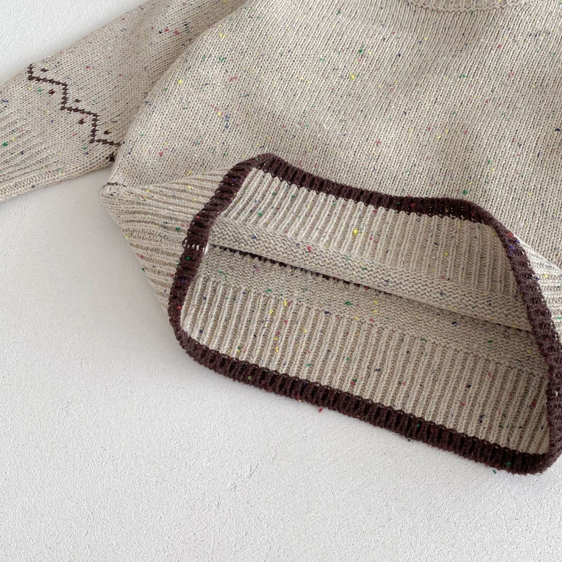 (Pre Order 2 Weeks)Unisex Fall Jacquard Knitted Set