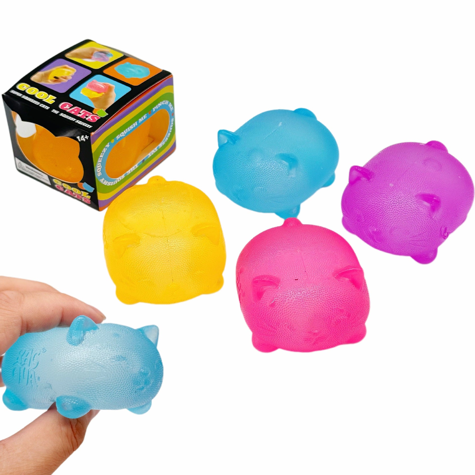 (Pre Order)Squishy Squeeze Kitty Toy