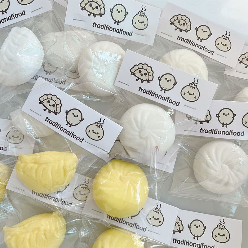(Pre Order)Squishy Squeeze Little Dumplings Toy