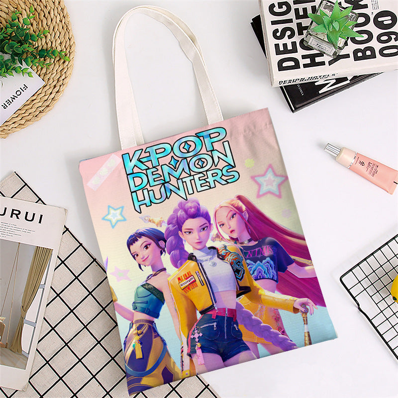 (Pre Order)Movie Character Canvas Bag