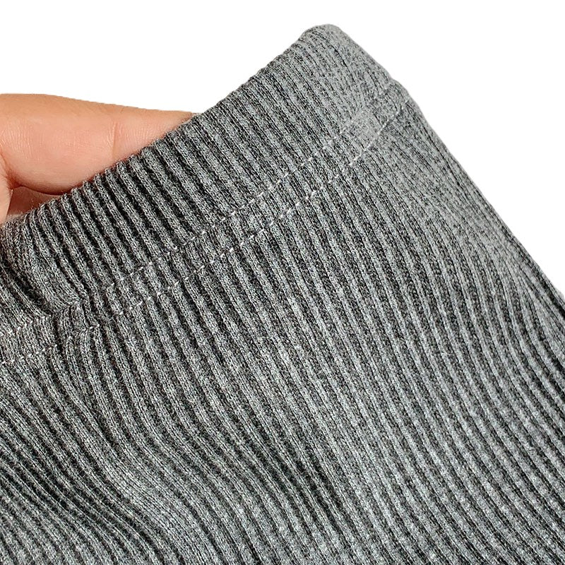 (In Production)Girls Fall&Winter Knitted Lace Flared Trousers