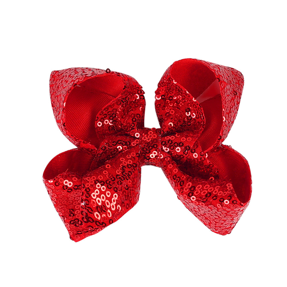 (Pre Order)Girls Sequin Bow Hair Clip