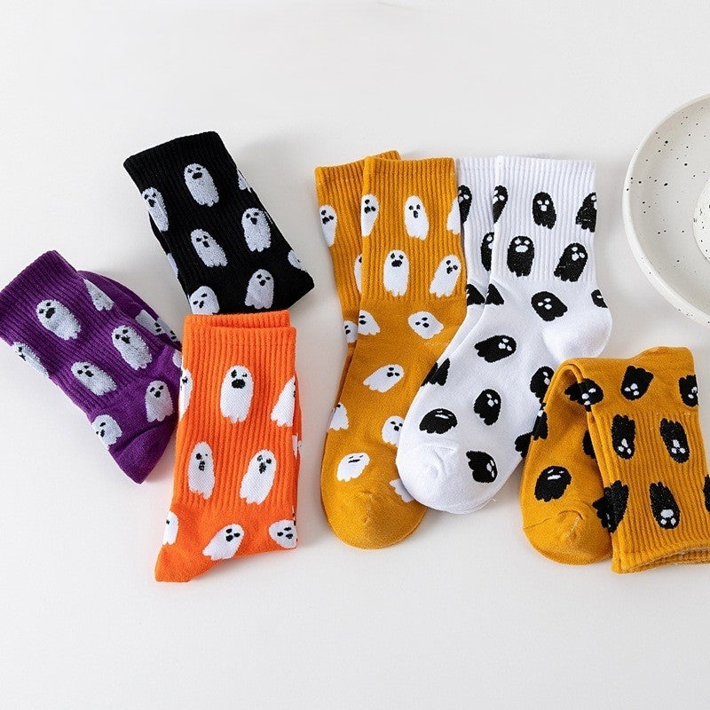 (Pre Order)Adults Halloween Ghost Socks