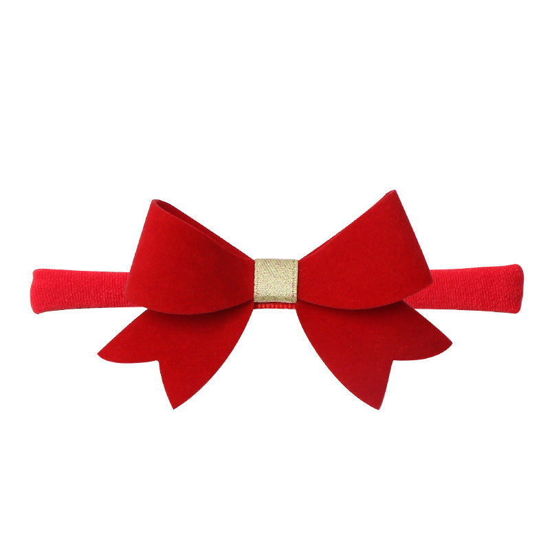 (Pre Order)Baby Girls Christmas Elastic Headband