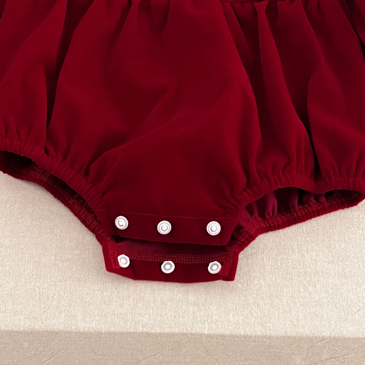 (Pre Order 2 Weeks)Sisters Red Velvet Lace Dress&Romper