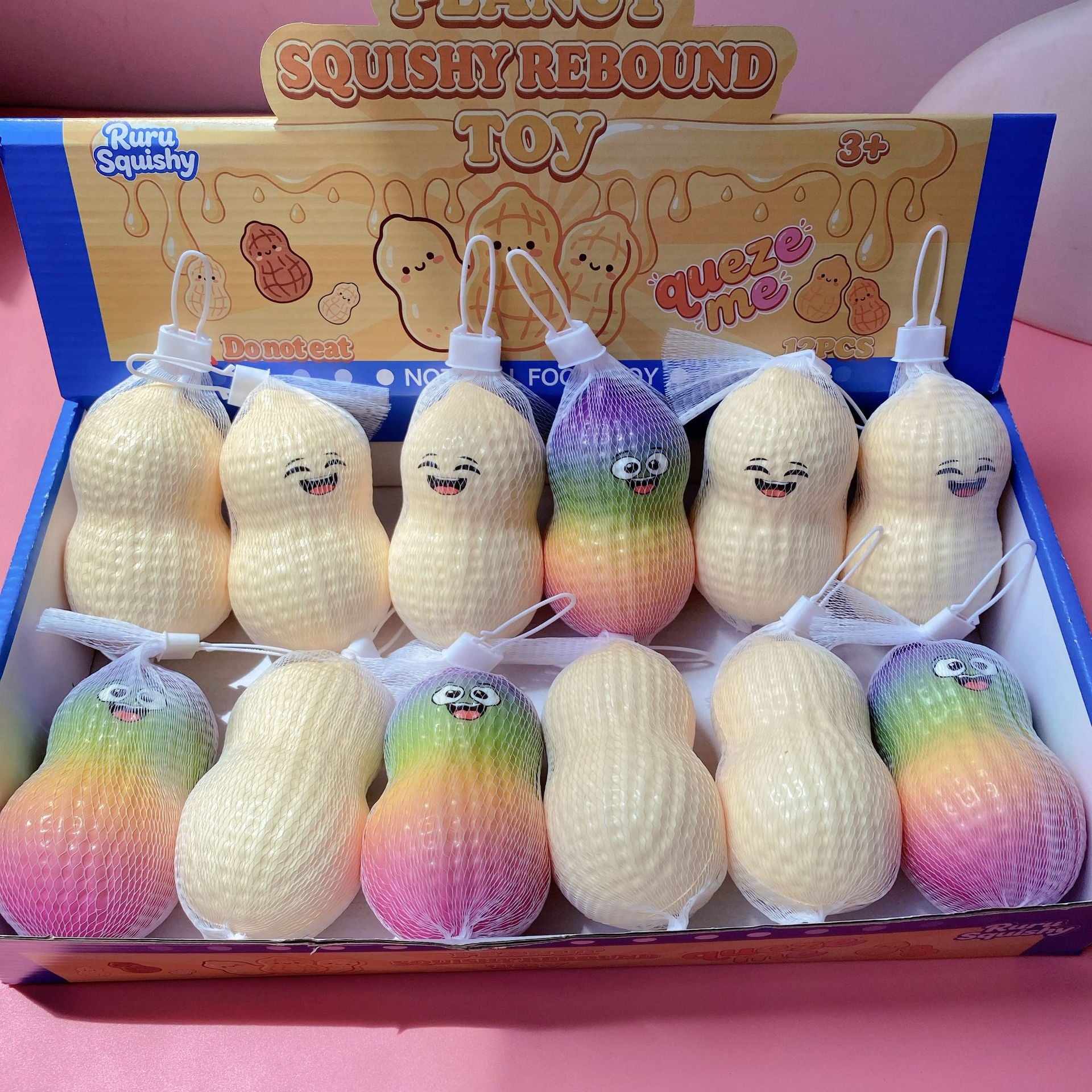 (Pre Order)Squishy Squeeze Peanut Toy