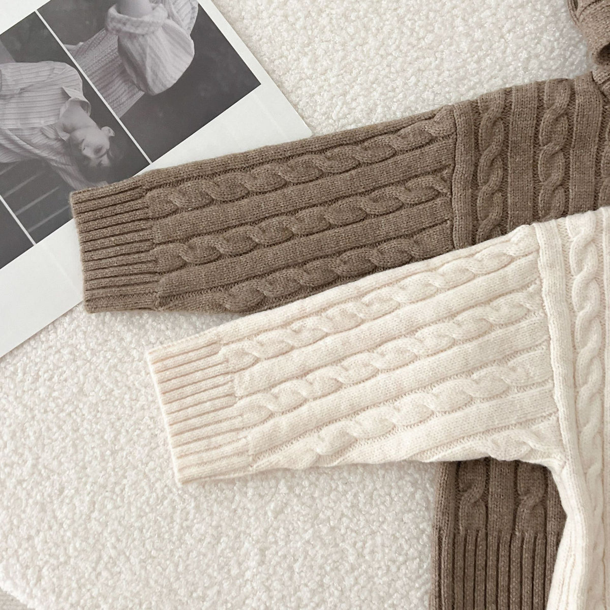 (Pre Order 2 Weeks)Kids Fall Knitted Hoodie