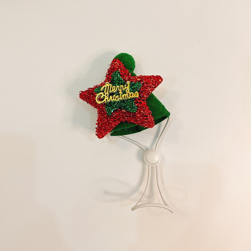 (Pre Order)Christmas Pets Collar and Hat