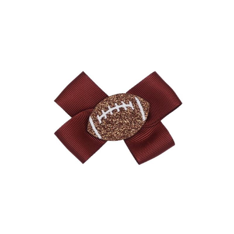 (Pre Order)Girls Football Gilliter Hair Clip
