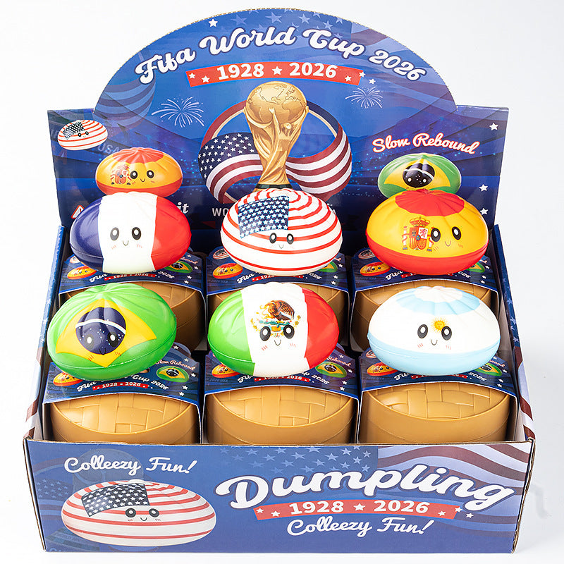 (Pre Order)Blind Box Stress Relief Toy-The World Cup