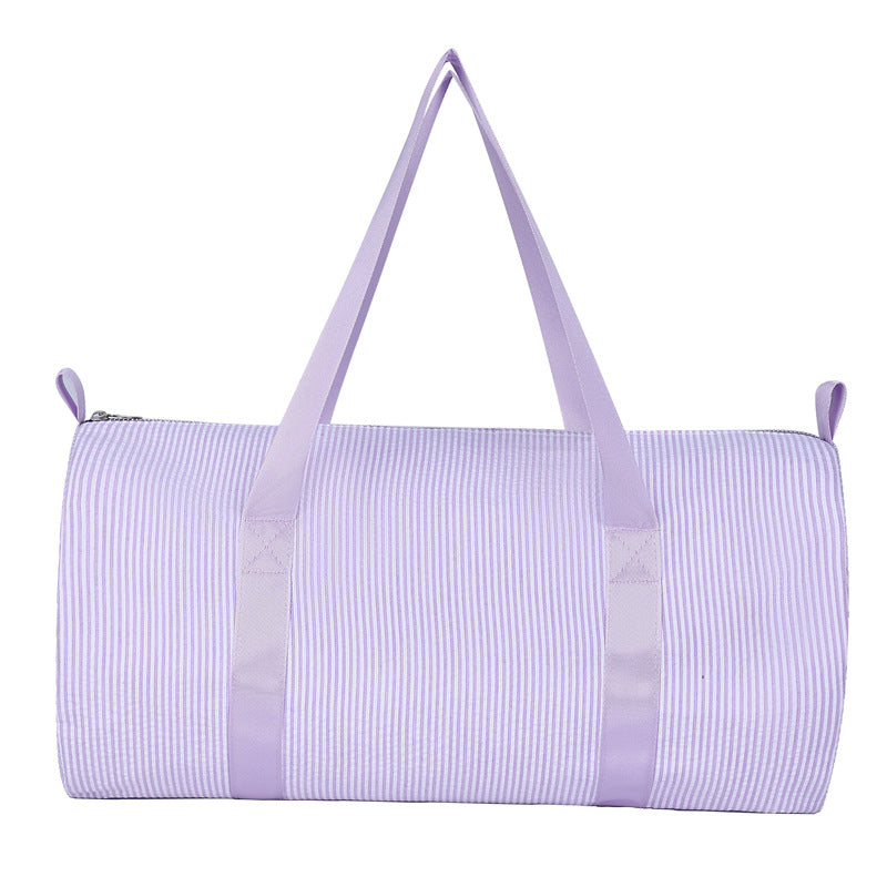 (Pre Order)Seersucker Travel Duffel Bag