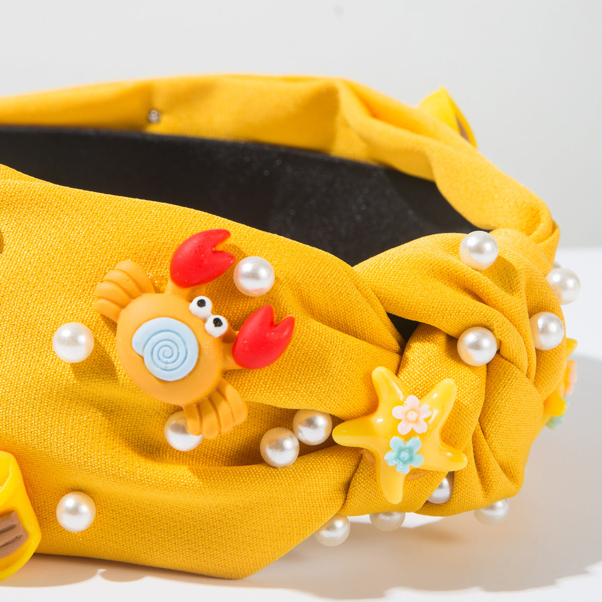 (Pre Order)Summer Stylish Sea Side Pearl Knotted Headband