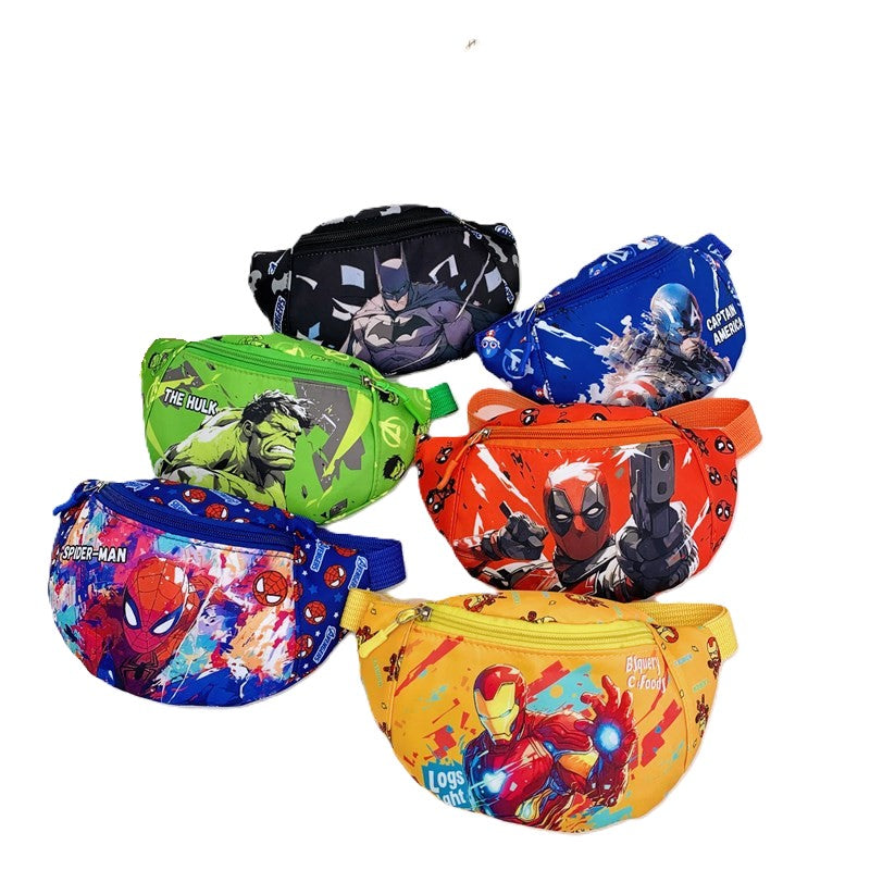 (Pre Order)Kids Super Hero Print Waist Bag