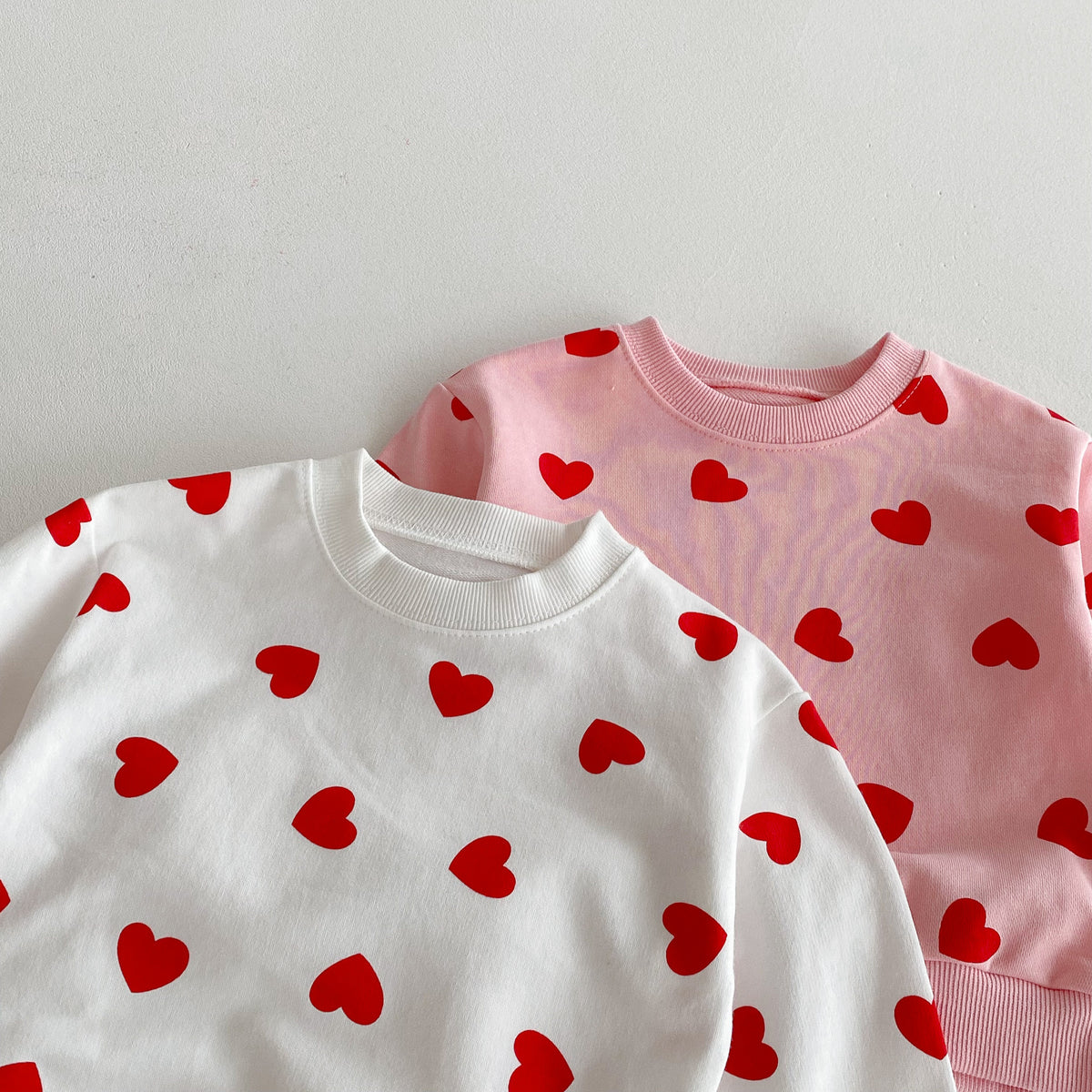 (Pre Order 2 Weeks)Kids Valentine's Day Print Outfit Set