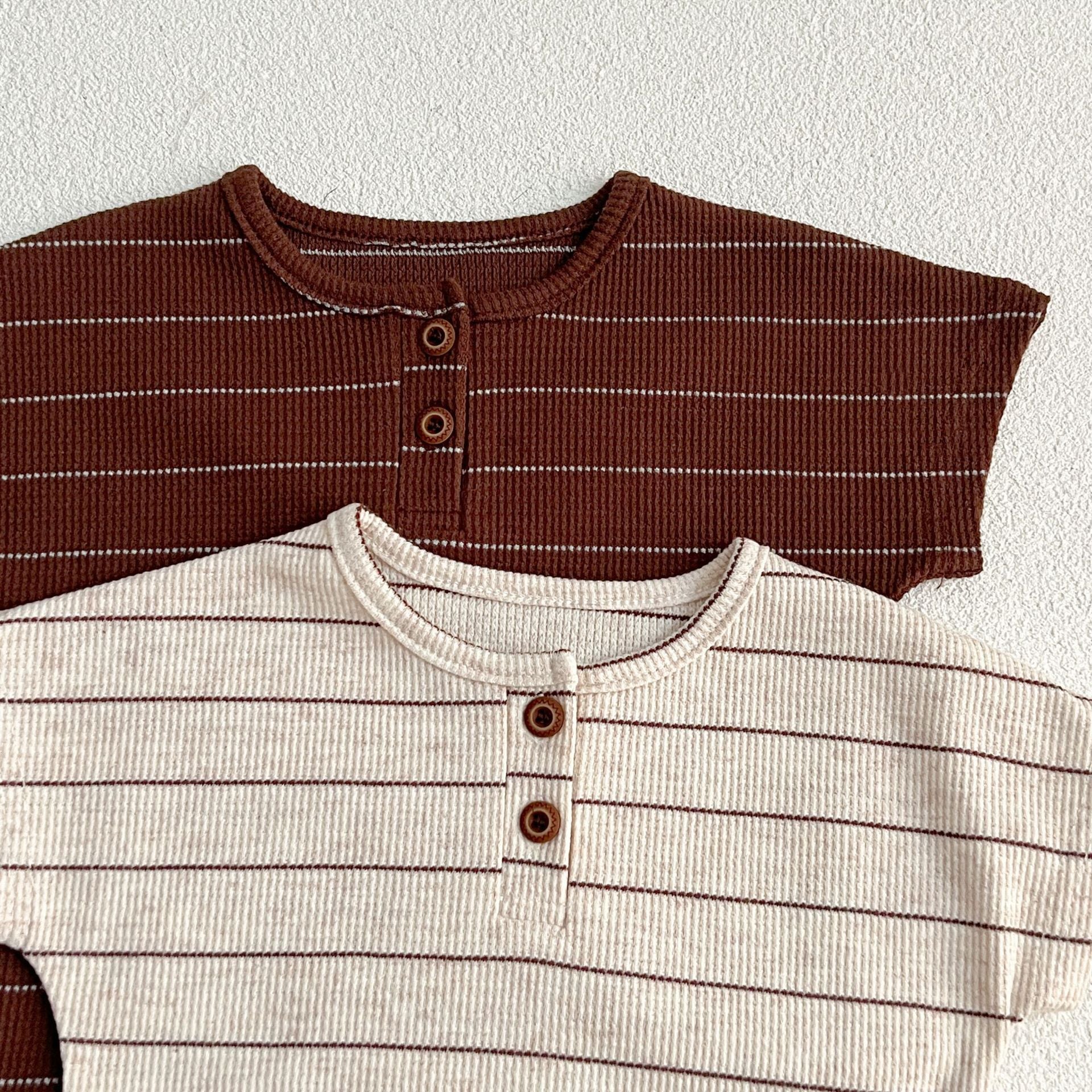 (Pre Order 2 Weeks)Toddler Unisex Fall Stripe Bloomer Set