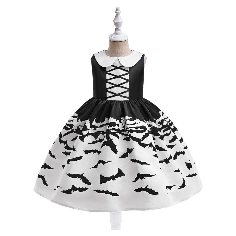 (Pre Order)Girls Halloween Costumes Dress With Bag