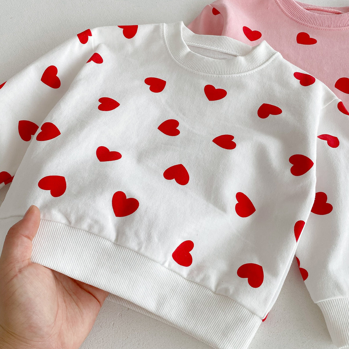 (Pre Order 2 Weeks)Kids Valentine's Day Print Outfit Set