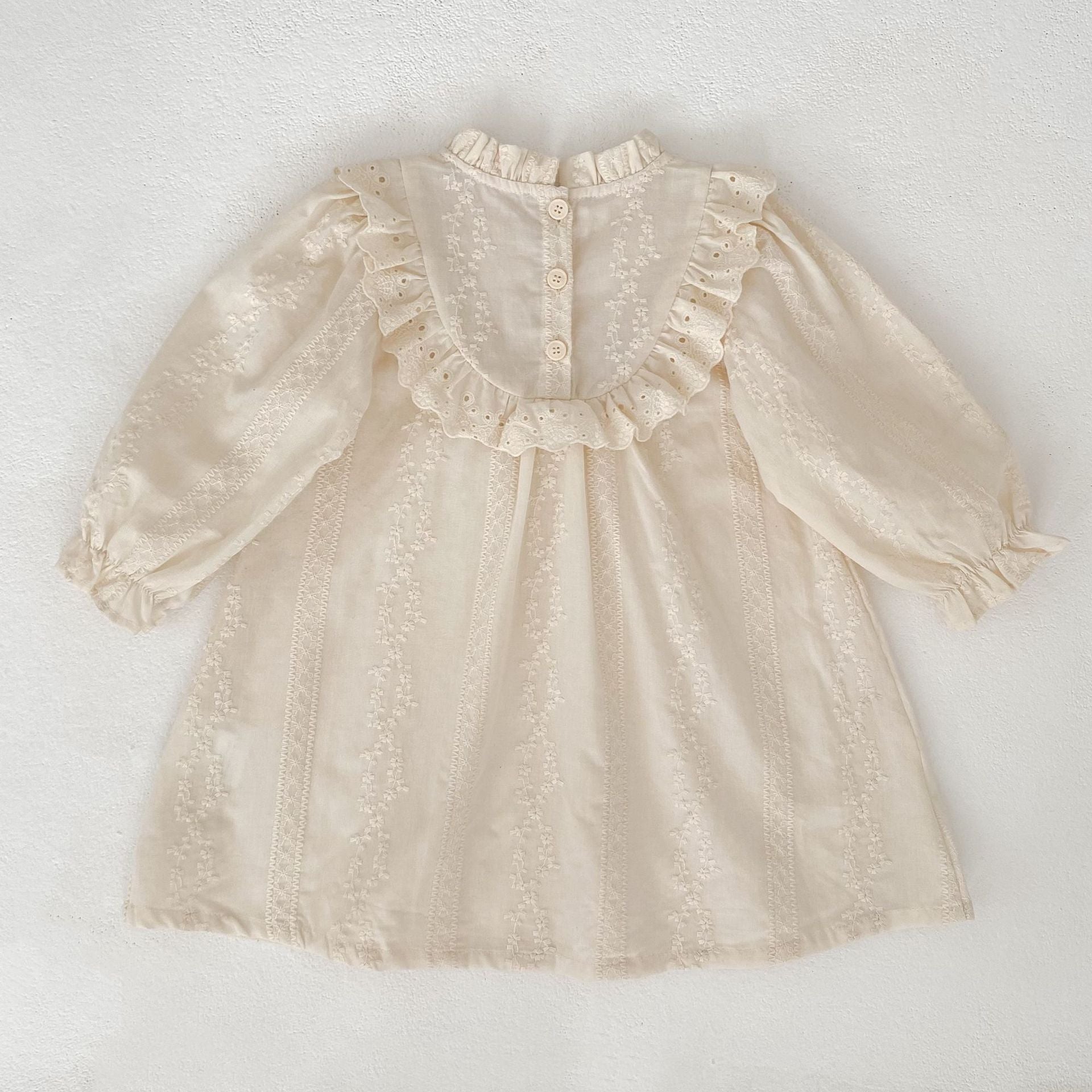 (Pre Order 2 Weeks)Sisters Fall Lace Ruffle Dress&Romper