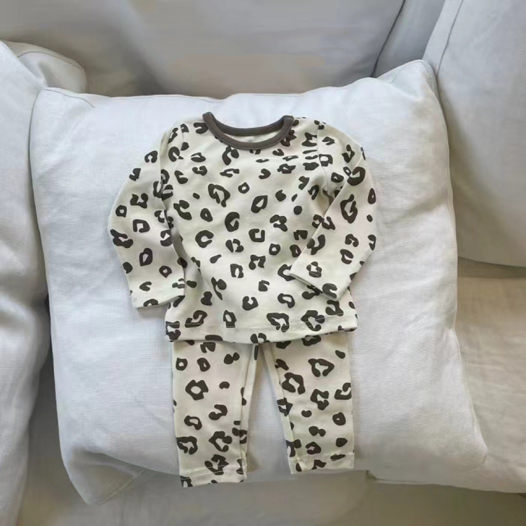 (Pre Order 2 Weeks)Kids Leopard Print Pajama Set