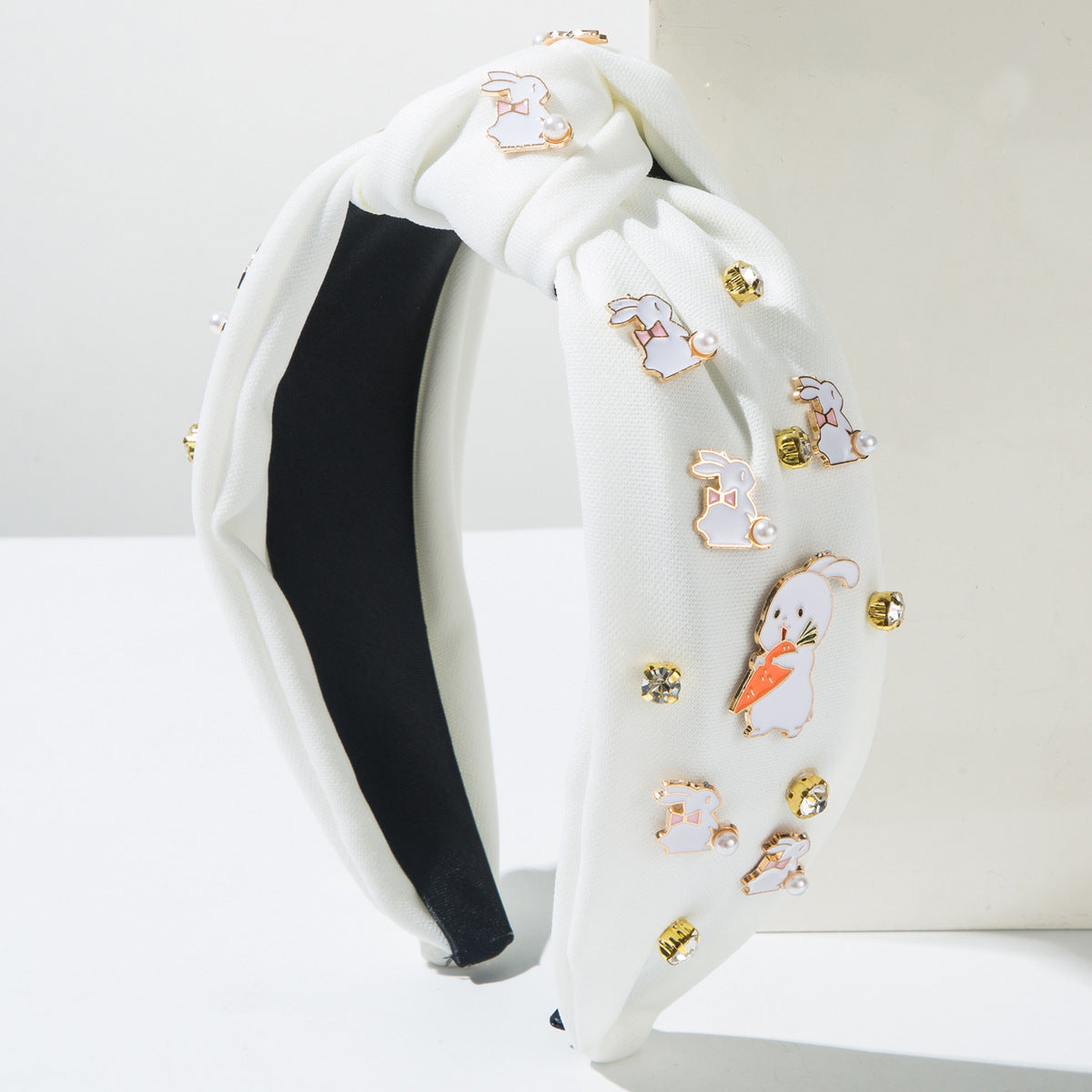 (Pre Order)Easter Stylish Bunny Rhinestone Headband