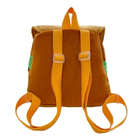 (Pre Order)Kids Summer Back To School Hamburger-shaped Backpack