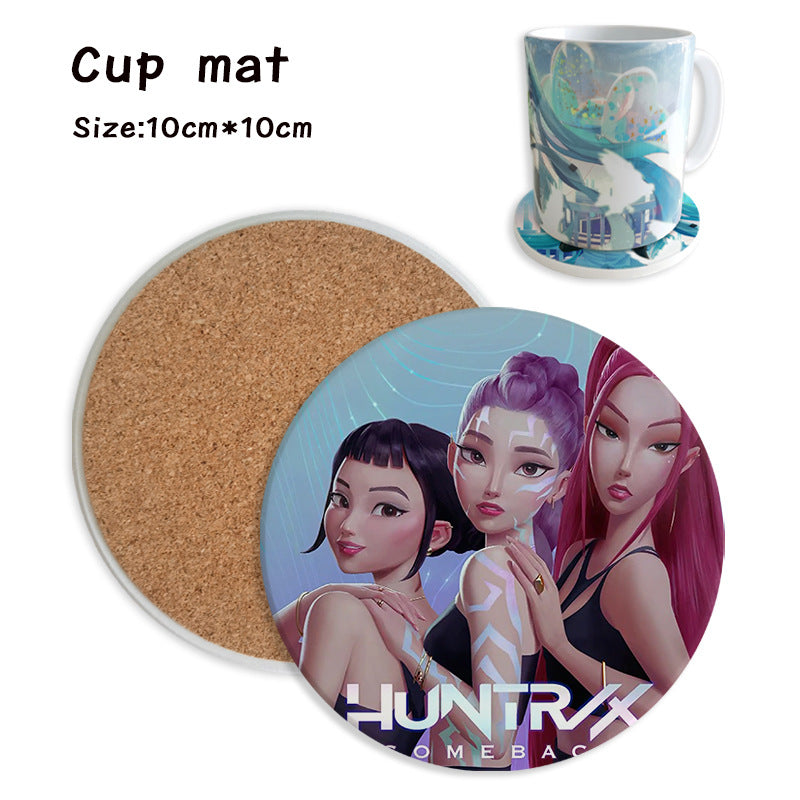 (Pre Order)Movie Character Cup Mat