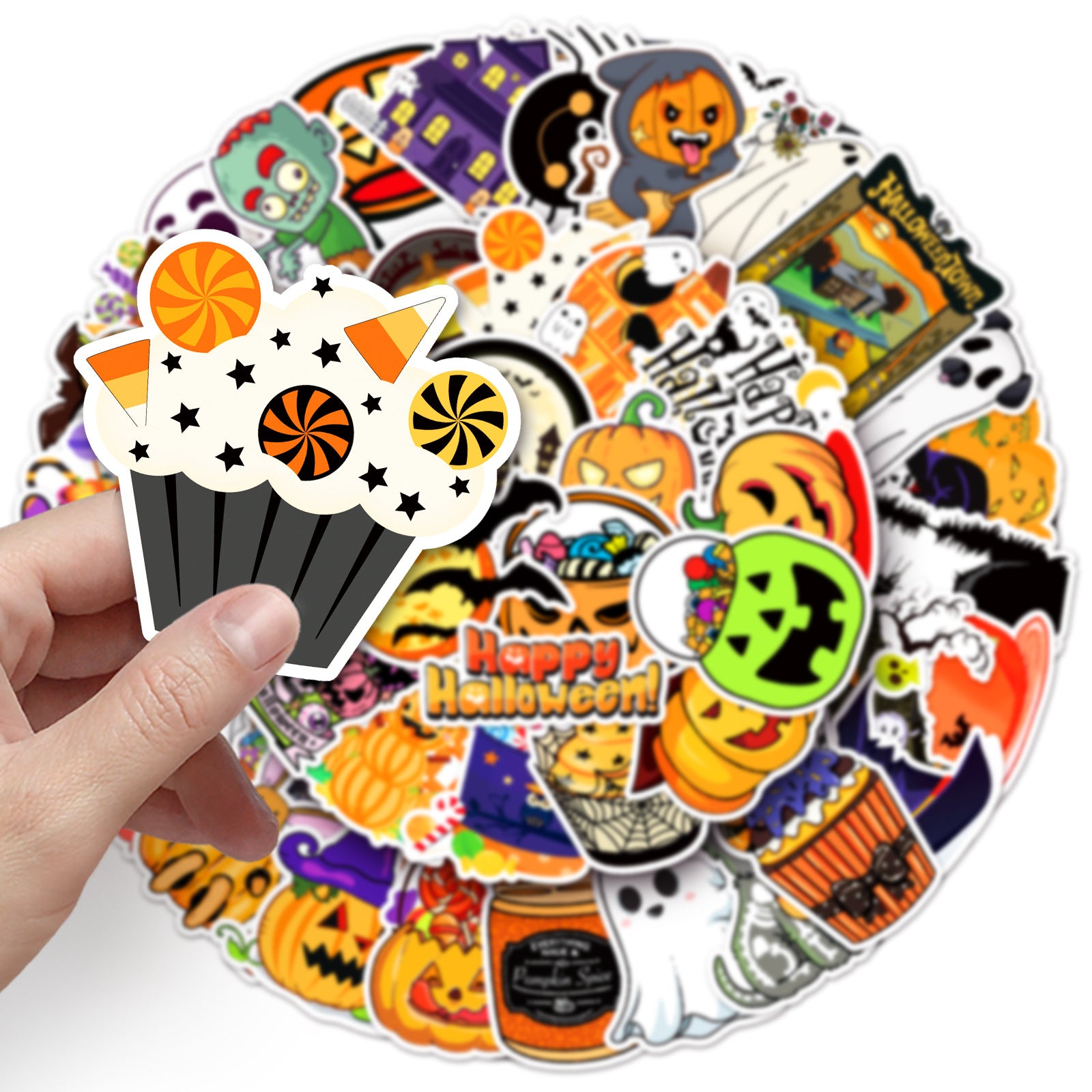 (Pre Order)Halloween Sticker-50 Pcs