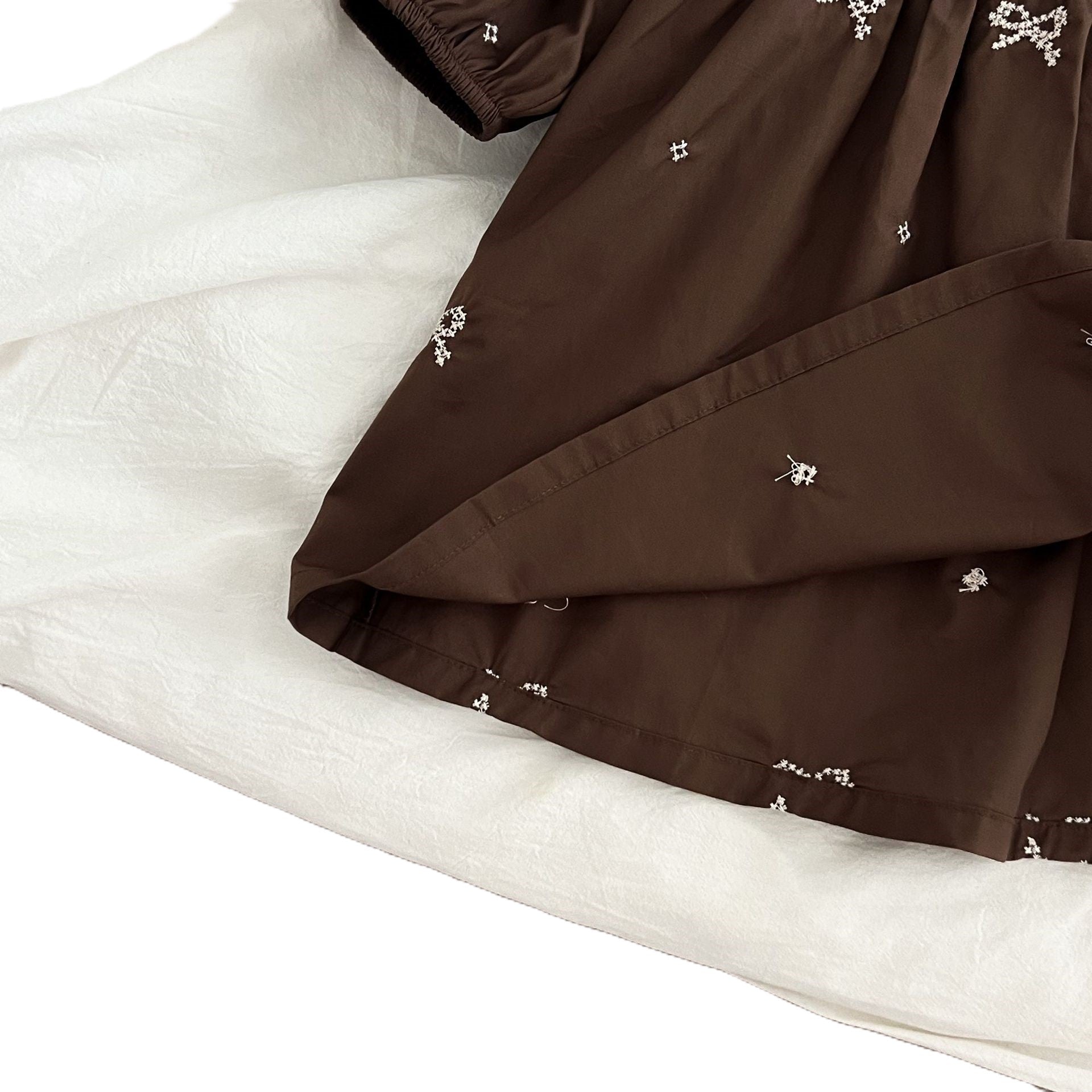 (In Production)Sisters Spring&Summer Bow Embroidery Doll Collar Dress&Romper