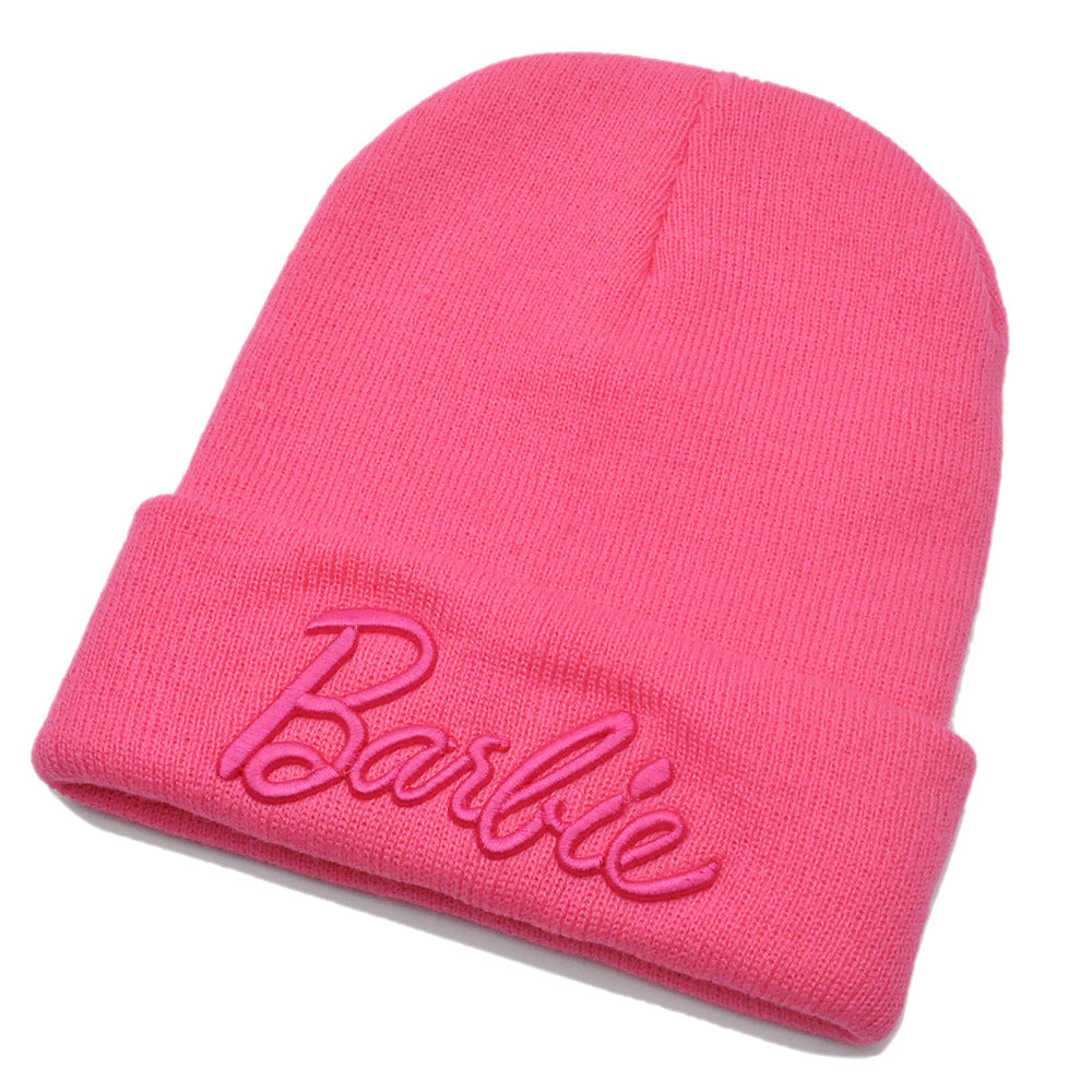 (Pre Order)Mommy and Me Embroidery Knitted Hat