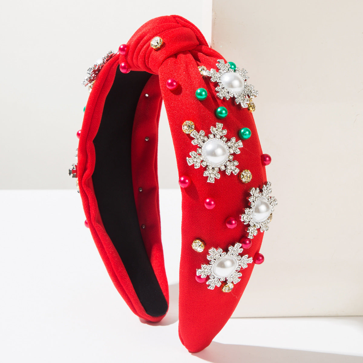 (Pre Order)Christmas Stylish Snowflake&Pearl Headband