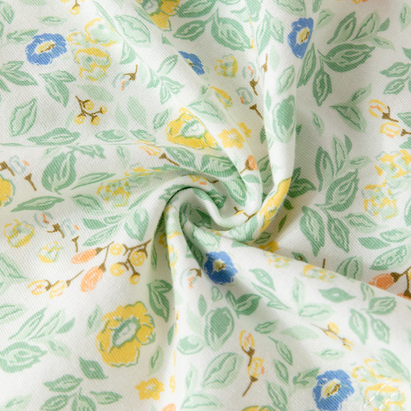 (In Production)Girls Spring&Summer Floral Print Bow Dress