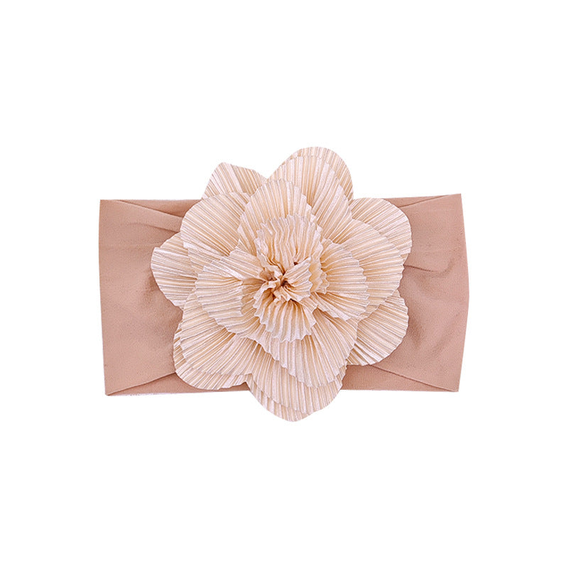 (Pre Order)Toddler Girls Soft Large-flowered Headband