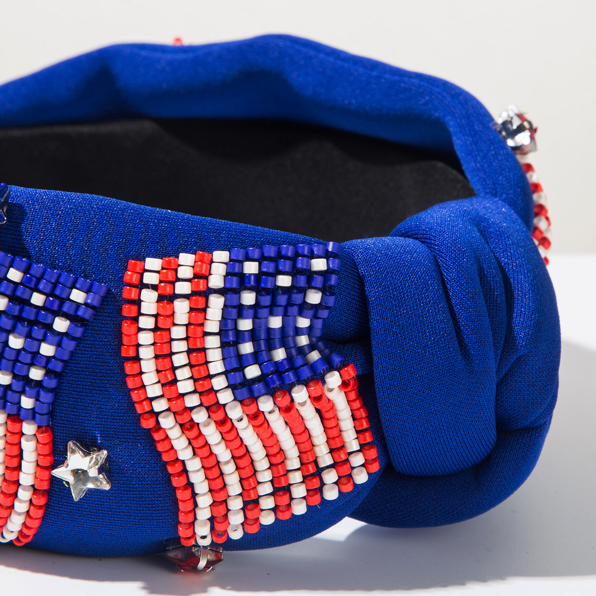 (Pre Order)Patriotic Stylish Seed Beads Headband