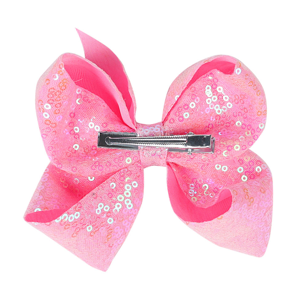 (Pre Order)Girls Sequin Bow Hair Clip