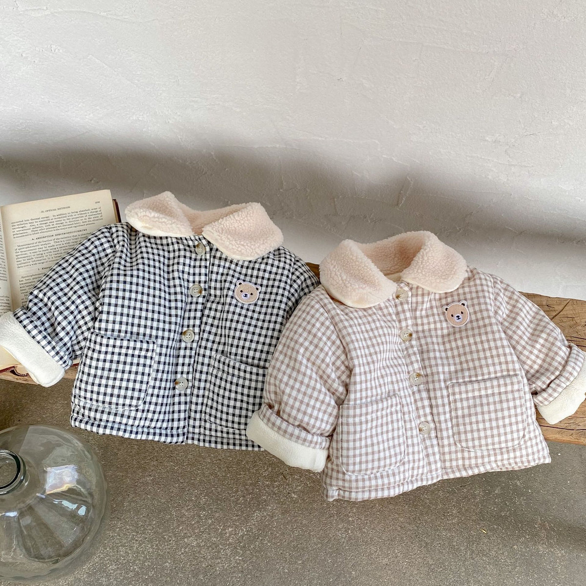 (Pre Order 2 Weeks)Kids Fall&Winter Plaid Coat