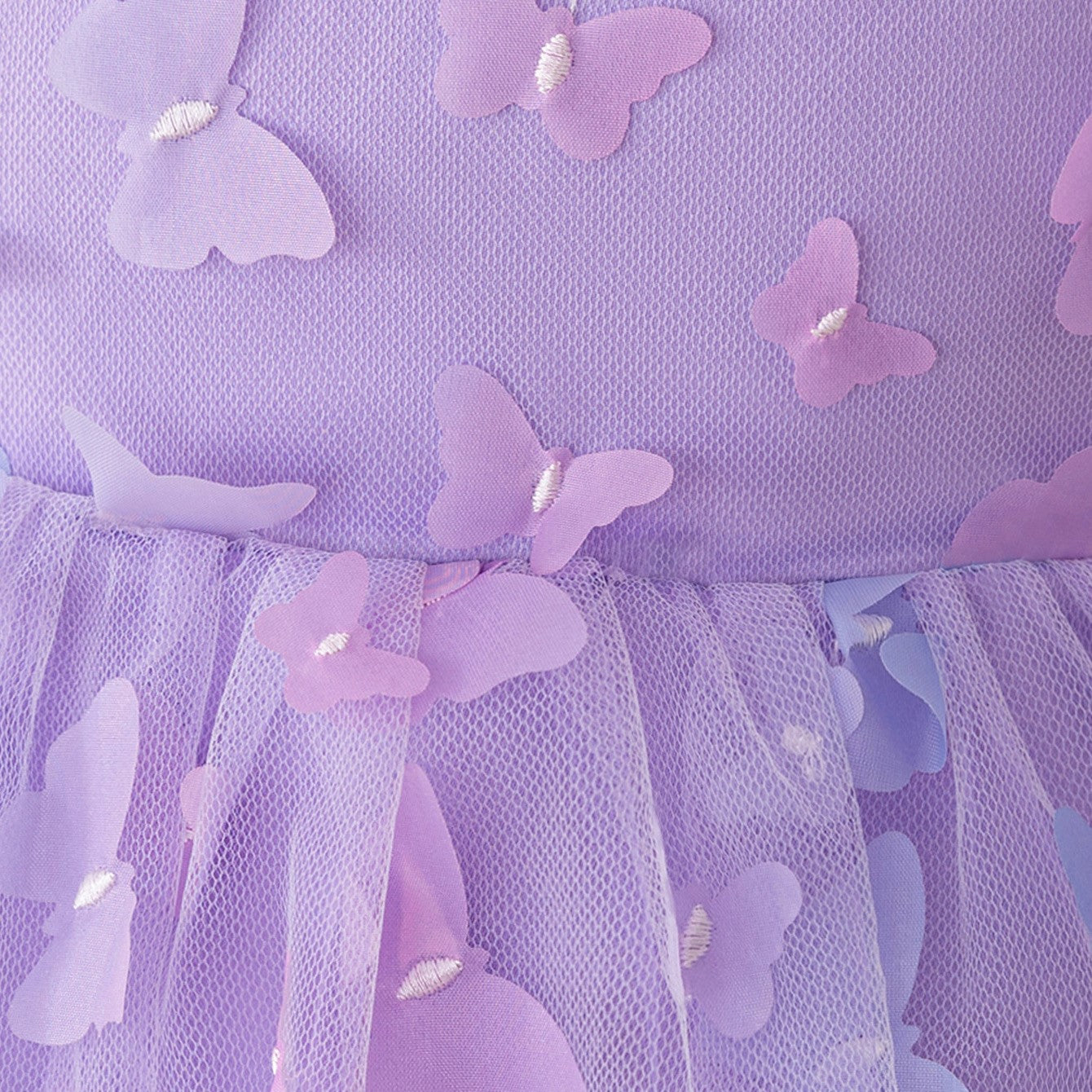 (In Production)Girls Spring&Summer Butterfly Tulle Dress