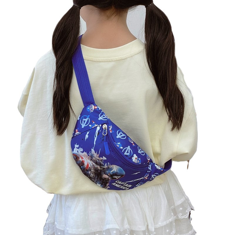 (Pre Order)Kids Super Hero Print Waist Bag