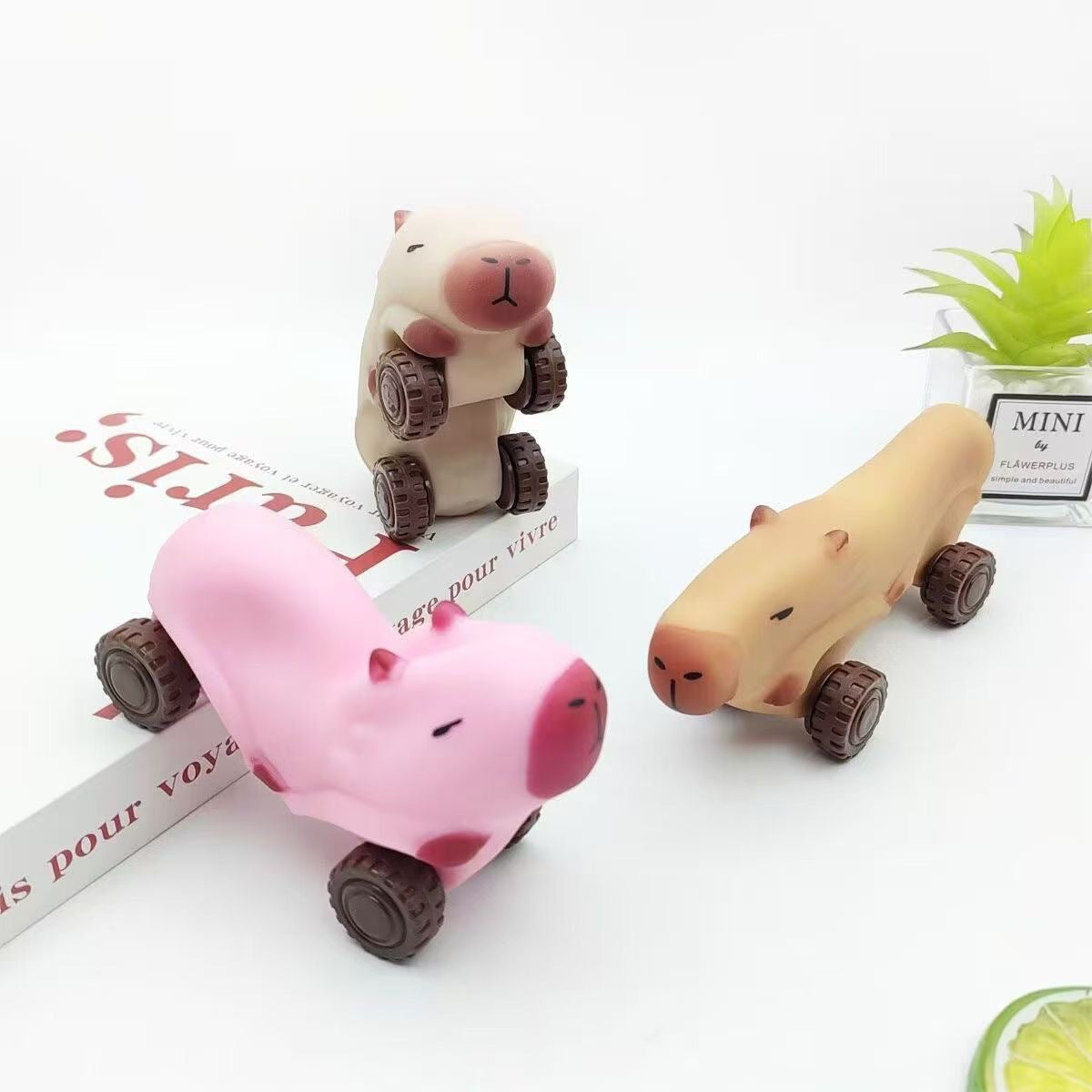 (Pre Order)Squeeze Cartoon Car Toy
