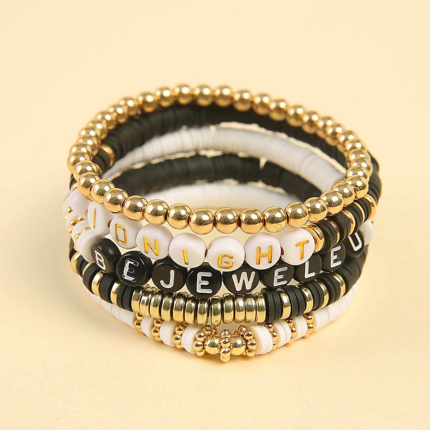 (Pre Order)TS Seed Beads Polymer Clay Bracelet Set