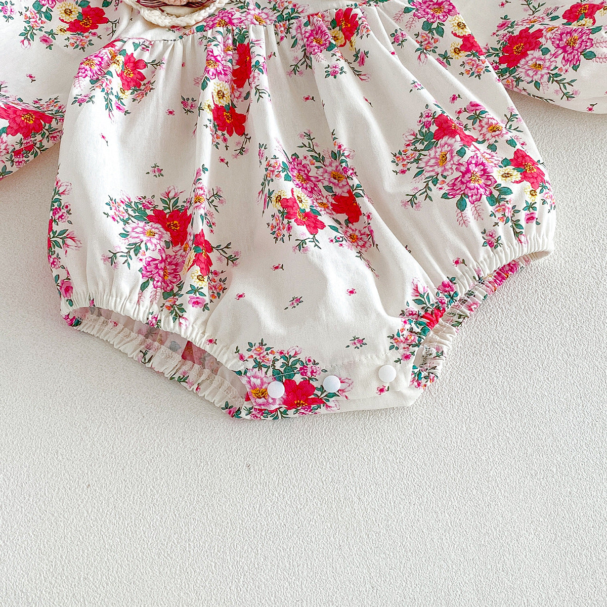 (Pre Order 2 Weeks)Sisters Fall Floral Collar Dress&Romper