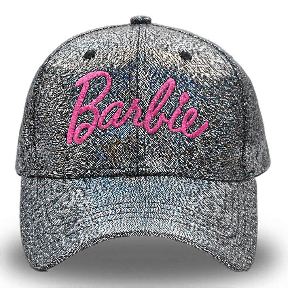 (Pre Order)Girls Pink Embroidered Laser Baseball Cap