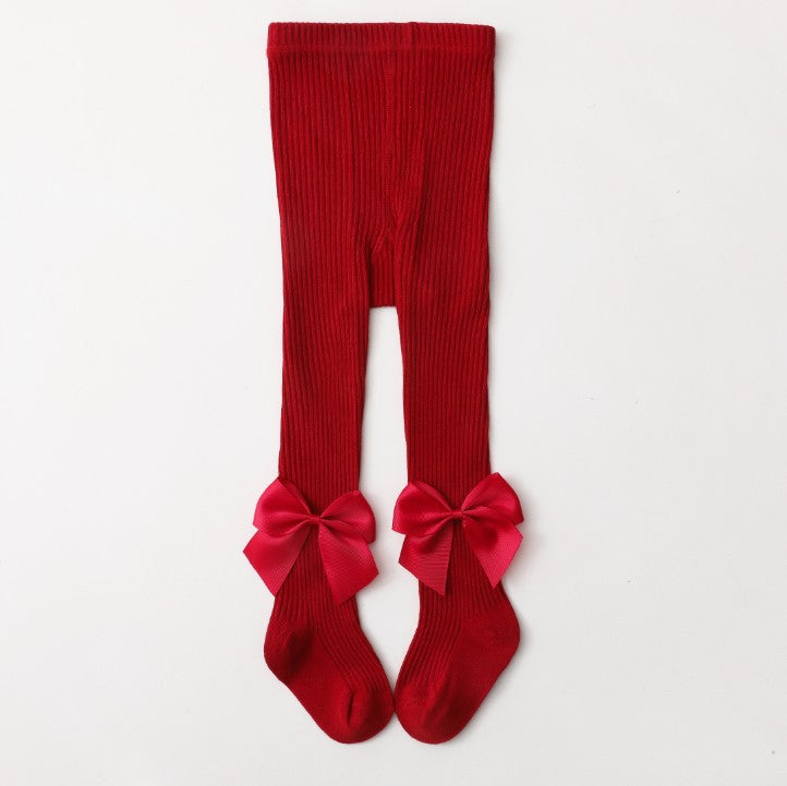(Pre Order)Girls Bow Legging