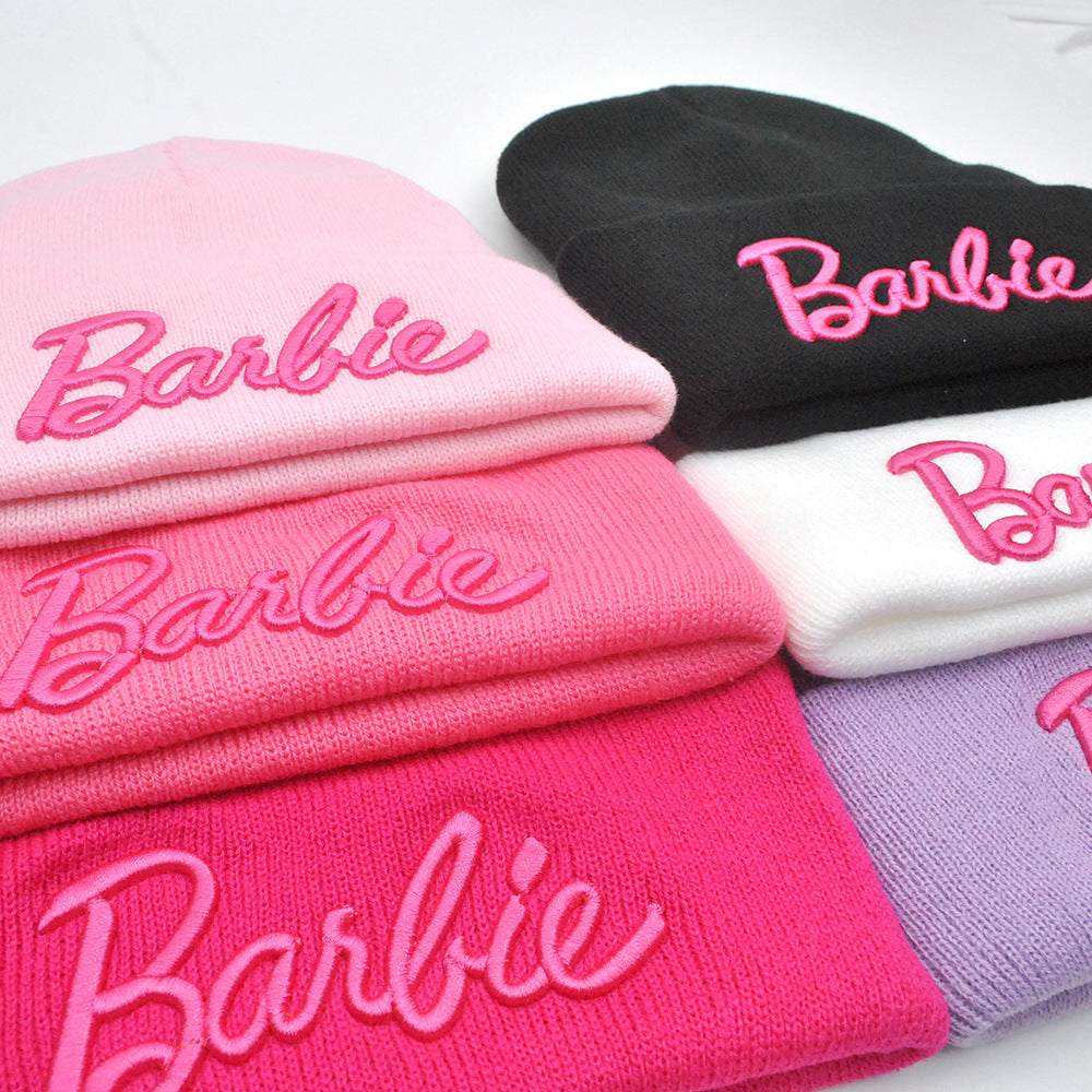 (Pre Order)Mommy and Me Embroidery Knitted Hat