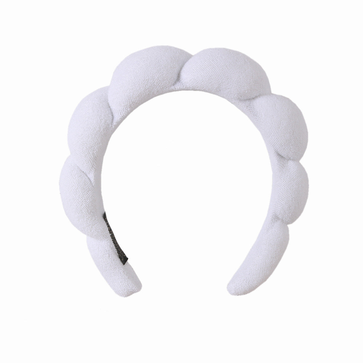 (Pre Order)Sponge Terry Scalloped Headband For Washing Face Makeup