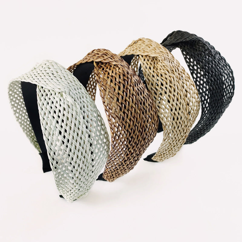 (Pre Order)Stylish Knotted Lafite Grass Headband