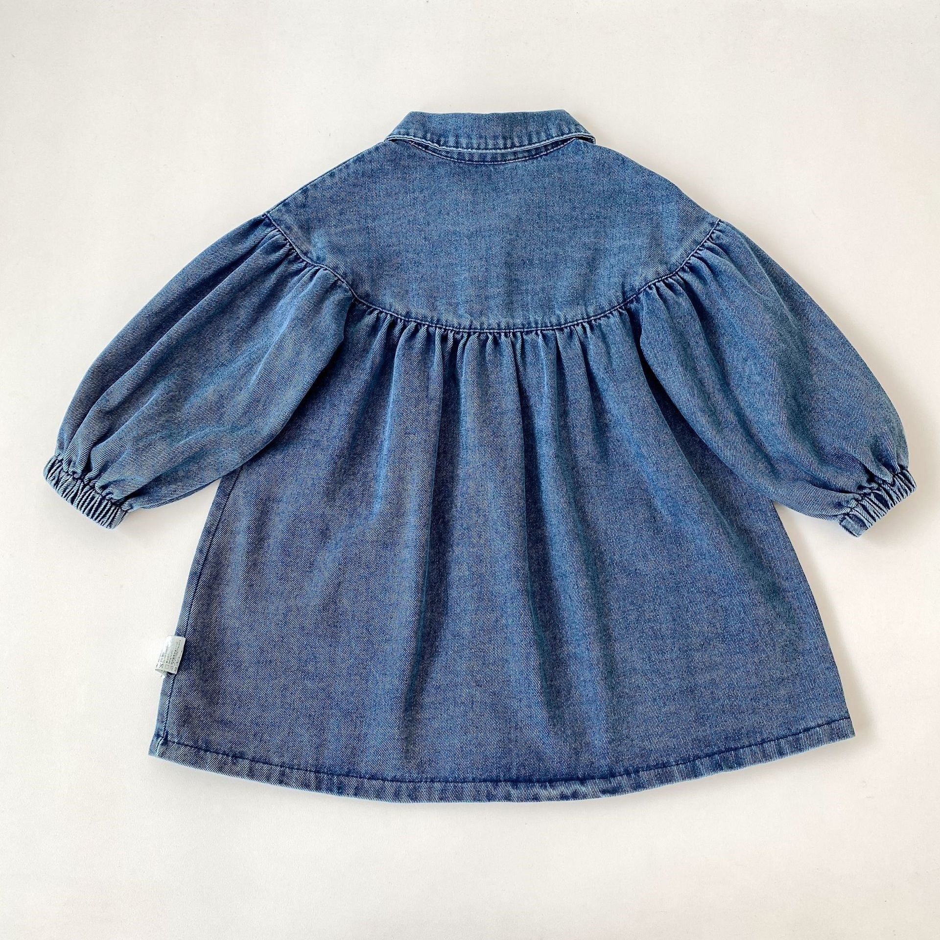 (Pre Order 2 Weeks)Girls Fall Denim Dress
