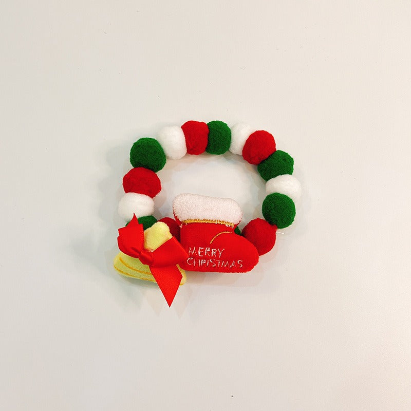 (Pre Order)Christmas Pets Collar and Hat